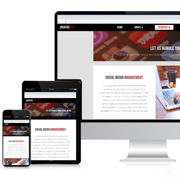 Mobile & Responsive Websites by Creative101